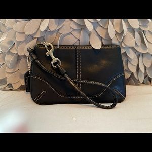 Coach Leather Wristlet